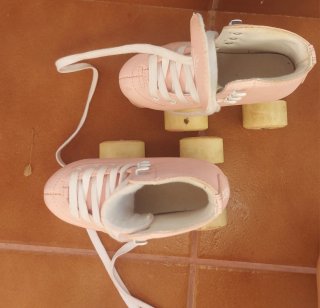 Patines rosas para niños