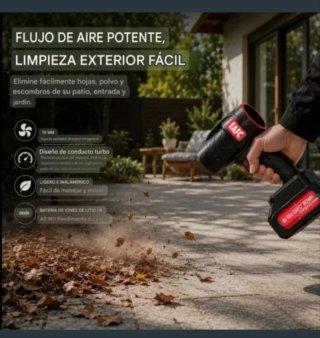 Soplador Inalámbrico Recargable (2 Baterías)