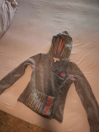 Jersey Punky Fish Talla L Gris Multicolor
