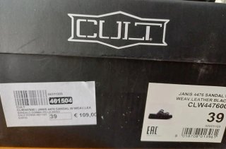 Sandali donna Cult neri