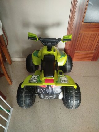 Moto a batería infantil verde