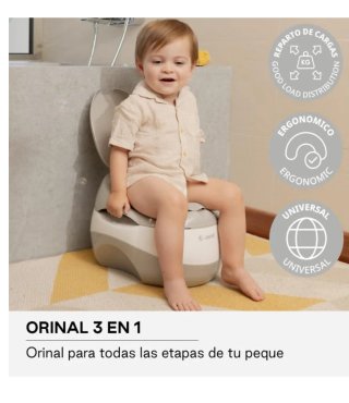 Orinal Jané 3 en 1: Orinal, Reductor WC, Alzadores