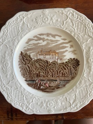 Lote 6 Platos Johnson Bros Historic Scenes