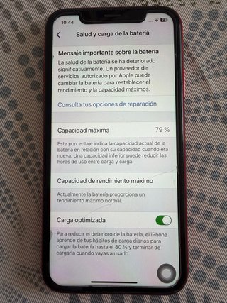 iPhone X 64 GB Rojo