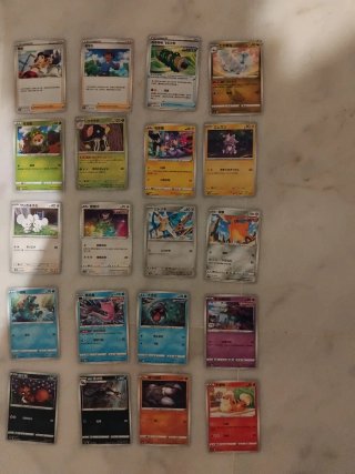 Lote 20 Cartas Pokémon Japonesas