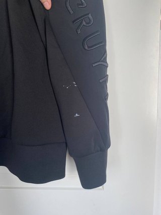 Chaqueta bomber Cruyff negra talla S – logo parche