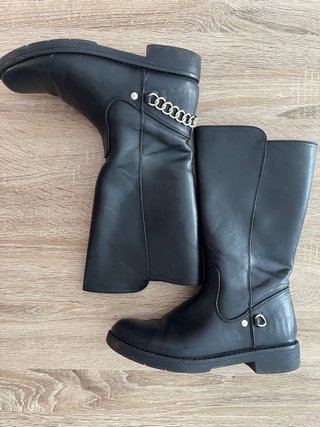 Botas altas negras talla 36