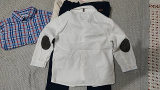 Conjunto Ropa Niño Camisas Pantalón y Cárdigan