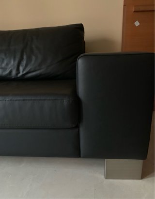 Sofá BoConcept Piel Negra