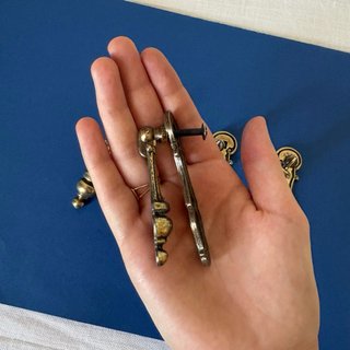 Set 4 maniglie pendenti per mobili vintage
