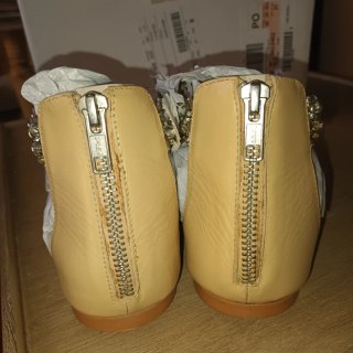 Sandalias Mademoiselle R Piel Joya Nude Talla 40