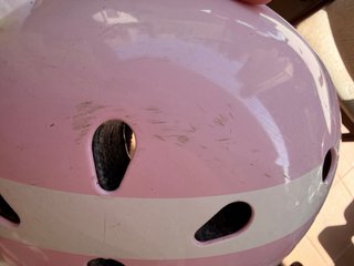 Bicicleta senza pedali rosa + Casco