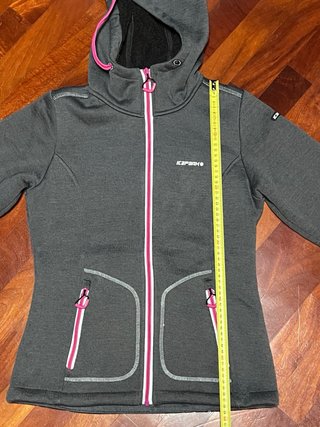 Giacca pile donna Icepeak grigio/rosa