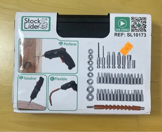 Destornillador Eléctrico Stock Líder 47 Piezas