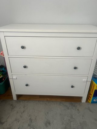 Cómoda IKEA HEMNES 3 cajones blanca