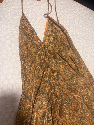 Vestido boho largo estampado