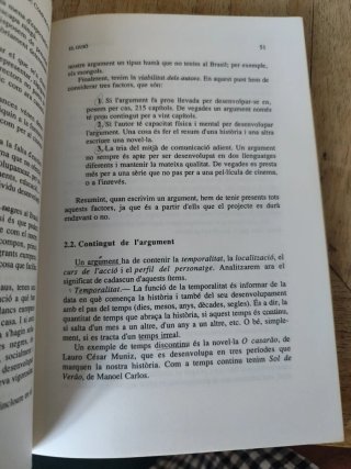 Llibre de cine. El guió.