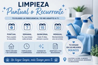 LIMPIEZA POR HORAS | L'ALCUDIA Y ALREDEDORES