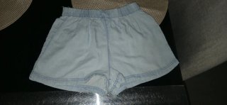 Shorts de niña con botones,varios colores,talla 8.
