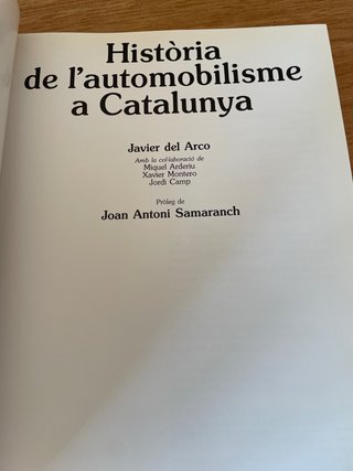 Historia de l'Automobilisme a Catalunya