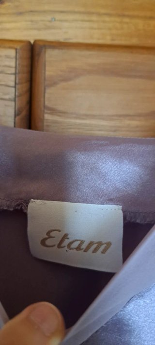 Camisón Etam lencero satinado floral