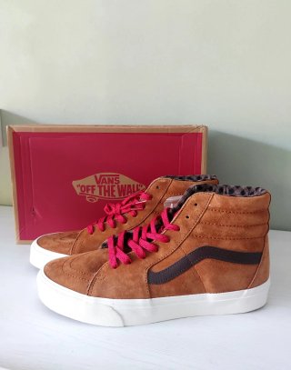 Vans Sneakers Pelle Marrone Taglia 44.5