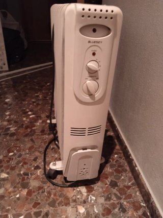 Radiador de aceite blanco