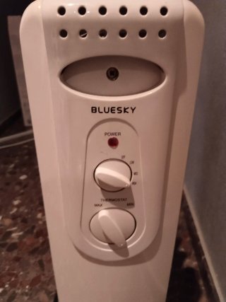 Radiador de aceite blanco