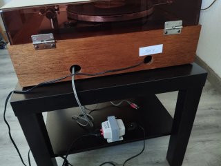 Tocadiscos Antiguo de madera Sonorac