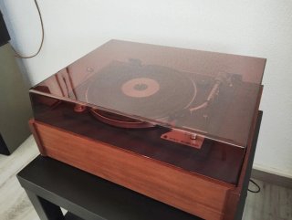 Tocadiscos Antiguo de madera Sonorac