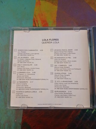 CD Lola Flores - Querida Lola
