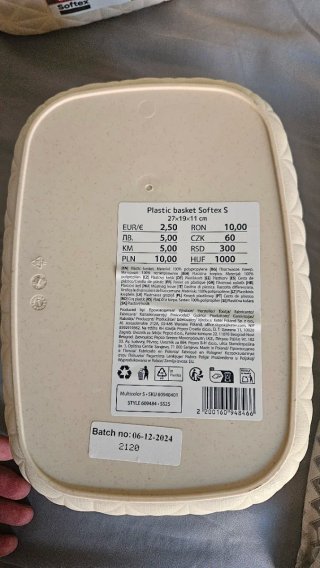 Organizadores Cajoneras Softex de plástico para al