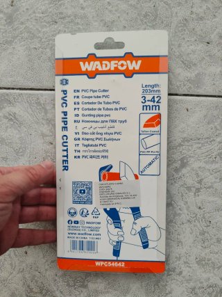 Tijera Cortatubos PVC 3-42mm 203mm Wadfow