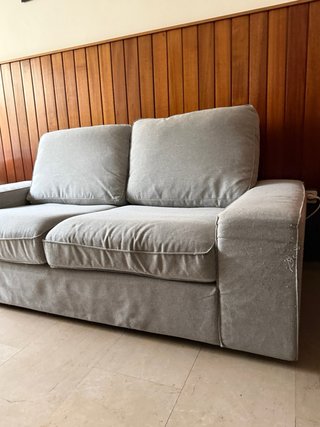 Sofá IKEA KIVIK 2 plazas Tibbleby beige/gris