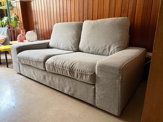 Sofá IKEA KIVIK 2 plazas Tibbleby beige/gris