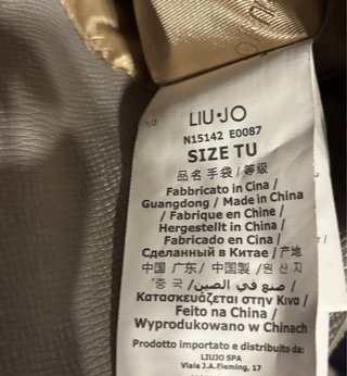 Borsa Liu Jo grigia tracolla saffiano