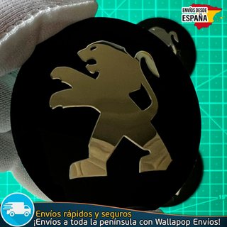 Emblema Peugeot 56mm Tapacubos Centro Llantas