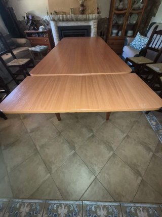 Mesa extensible comedor madera de 160 a 240