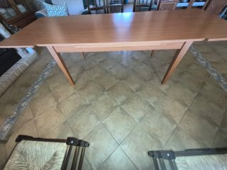 Mesa extensible comedor madera de 160 a 240
