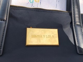 Bolso Bimba y Lola Negro y Dorado