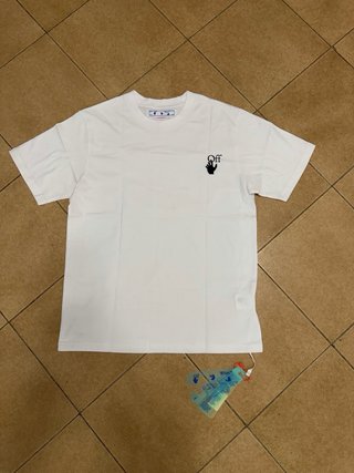 T-shirt Off-White con frecce rosse Oversized