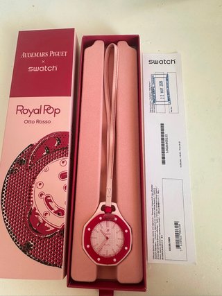 Ap x Swatch Royal Pop Otto Rosso