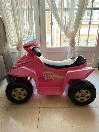 Quad Racy Feber Rosa Bateria 6v