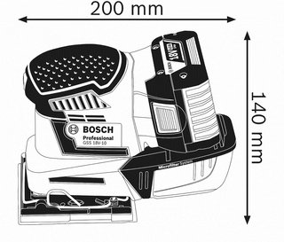 Lijadora Orbital Bosch Professional 18V