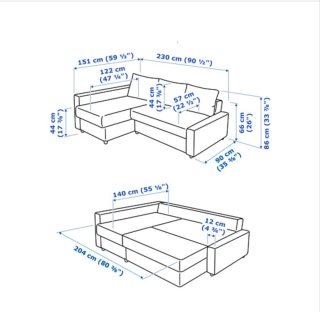 Sofá cama chaise longue gris