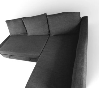 Sofá cama chaise longue gris