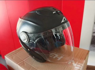 Casco Moto Astone con Luces LED y gafas