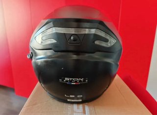 Casco Moto Astone con Luces LED y gafas