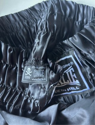 Pantalón de boxeo Charlie negro