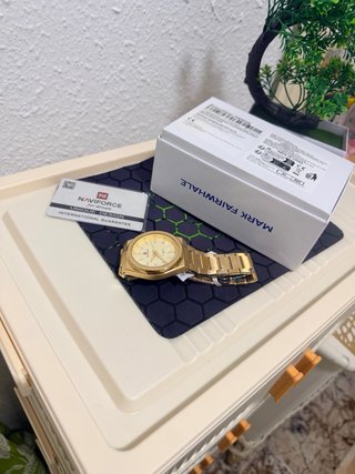 Reloj Naviforce Dorado Hombre
